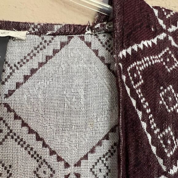 Ecote Boho Open Longline Cardigan Kimono - Picture 6 of 8